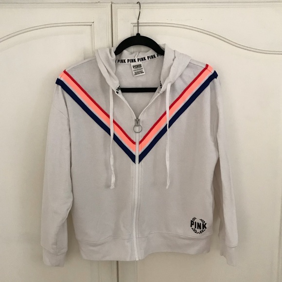 PINK Victoria's Secret Tops - PINK Victoria’s Secret Hooded Jacket
